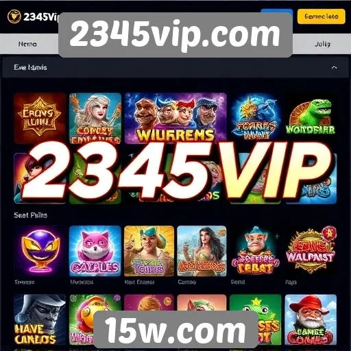 Variedade de jogos disponíveis em 2345vip.com